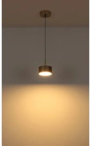 Globo 56964H - Lampadario LED a sospensione con cavo RAYMOND LED/12W/230V 3000K Ø 15 cm ottone