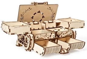Ugears - 3D puzzle meccanico in legno Scatola di gioielli antichi