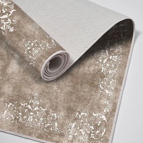 Set di tappetini per il bagno grigio tortora 2 pz 60x100 cm – Foutastic