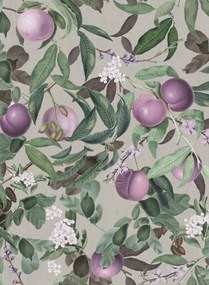 Rebel Walls Tapete Peach Valley - Lilac