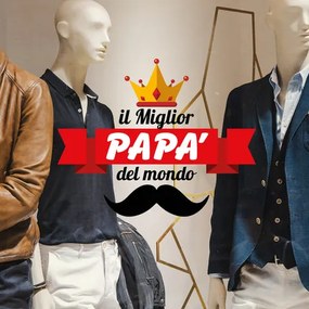 Il miglior papà del mondo | Vetrofania