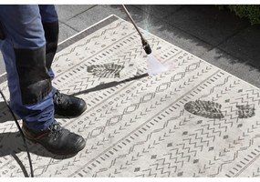 Tappeto da esterno grigio e crema , 150 x 80 cm Kuba - NORTHRUGS