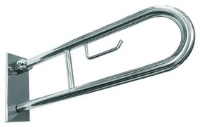 Maniglia 10x25 cm in acciaio inossidabile, finitura argento