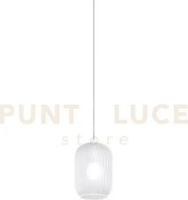 Tender sospensione in vetro 1181 bianco fog rosone acquistabile sep...