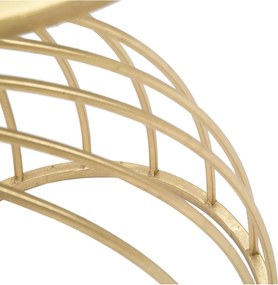 Tavolo rotondo con piano in vetro ø 35 cm Flush - Mauro Ferretti