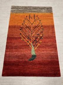 Gabbeh Tappeto 180x120 Rosso (Iran) Annodato A Mano
