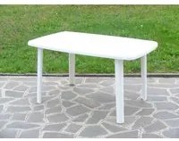 tavolo resina art. 56 cm.137x85 bianco 6063