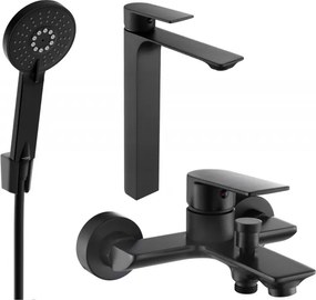 Mexen Alexa R40 set da bagno, nero - 71213R40-70