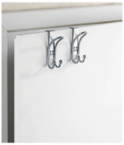 Set di 2 ganci per porte in argento Gancio per porta - Wenko
