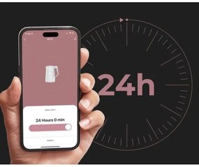 AENO - Bollitore smart con LED display 1,7 l 2200W/230V bianco