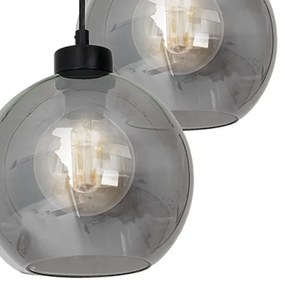 Lampadario su filo SOFIA 3xE27/60W/230V nero