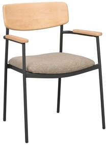 Sedie da pranzo in colore beige-naturale in set da 2 Maymont - Rowico