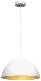 Lampadario su corda BETA 1xE27/60W/230V d. 35 cm bianco