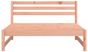 Divani centrali giardino 2pz 120x80cm legno massello douglas