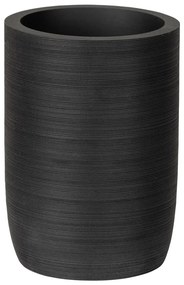 Portaspazzolino nero opaco in poliresina Altavalle – Wenko