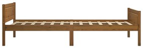 Giroletto Marrone Miele in Legno Massello di Pino 90x200 cm