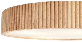 Plafoniera Japandi in legno 60cm 5 luci - Lyra
