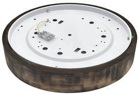 Brilagi - Plafoniera LED CARVALHO SMOKEY LED/36W/230V, finitura in rovere, diam. 47,5 cm