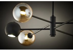 Jupiter 1993 - Lampadario a sospensione con supporto rigido MOKA 3xGU10/10W/230V + 3xG9/10W/230V nero/beige