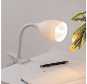 Atmosphera - Lampada con morsetto SILY 1xE14/7W/230V bianco