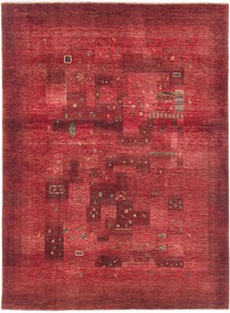 Loribaft Tappeto persiano 200 x 150 Rosso (Iran) Annodato A Mano