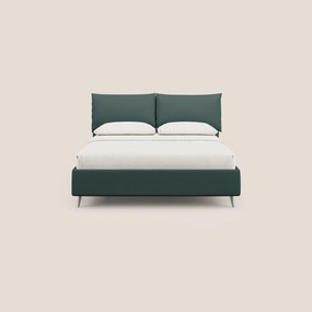 Elsa letto imbottito con vano contenitore in tessuto smacchiabile T05
