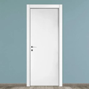 Porta battente Oxford neve bianco L 90 x H 210 cm reversibile