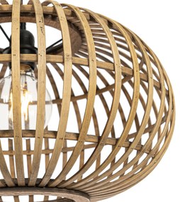 Lampada a sospensione orientale in bambù 44 cm - Amira