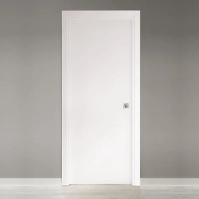 Porta tamburata scorrevole Light bianco L 80 x H 210 cm reversibile