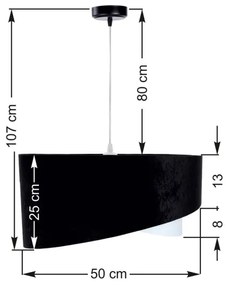 Lampadario su filo GALAXY 1xE27/60W/230V
