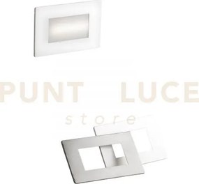 Segnapassi led a incasso bolt bianco e nikel 5w 380lm cct 4500k / 5...