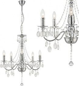 Lampada da soffitto EBT014-5CP CHROME