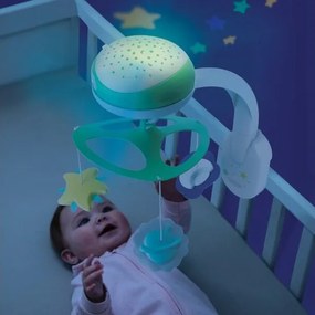 Infantino - Culla per bambini mobile con melodia 3in1 3xAA verde