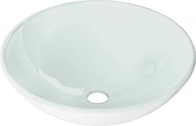 Mexen Mira lavabo da appoggio in vetro 42 x 42 cm, bianco - 24124230