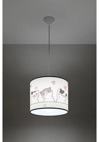 Sollux SL.1418 - Lampadario a sospensione per bambini CAT 1xE27/15W/230V diametro 30 cm