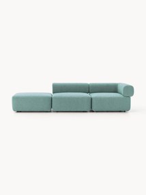 Chaise longue componibile in bouclé Anton