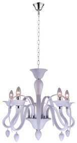 Lampadario Neoclassico Baya 5x E14 Ø55cm