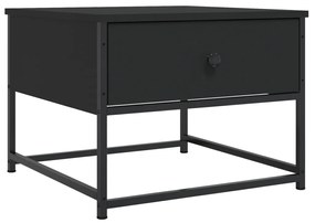 Tavolino da salotto nero 51x51x40 cm in legno multistrato