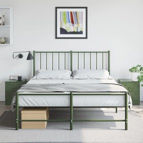 Comodini 2 Pz Verde34,5x39x44 Cm İn Acciaio /
