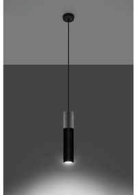 Apparecchio a sospensione grigio-nero Edo - Nice Lamps