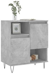 Credenza grigio cemento 60x35x70 cm in legno multistrato