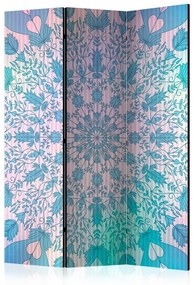 Paravento Girly Mandala (Blue) [Room Dividers]