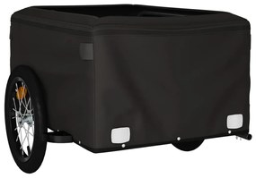 Rimorchio da Bici Nero 45 kg in Ferro