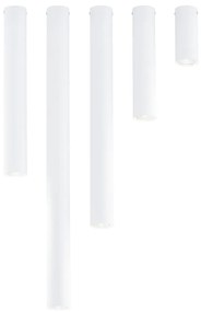 Plafoniera TECNO 1S da soffitto, base GU10, Bianca Colore Bianco