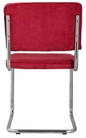Set di 2 sedie rosse Ridge Rib - Zuiver