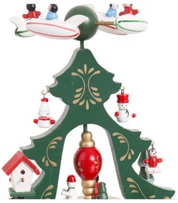 Figura musicale in legno (altezza totale 24 cm) Christmas Tree – Casa Selección