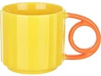 Tazza gialla in porcellana 360 ml Handly