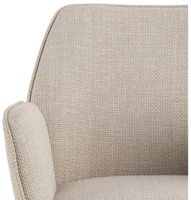 Sgabello da bar beige con altezza regolabile/con braccioli (altezza della seduta 85 cm) Glenda – Actona