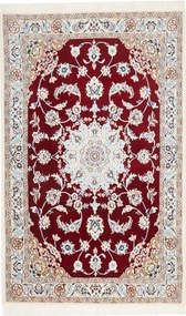Nain Tappeto persiano 160x100 Rosso (Iran) Annodato A Mano