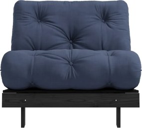 Poltrona blu scuro Roots Black Night - Karup Design